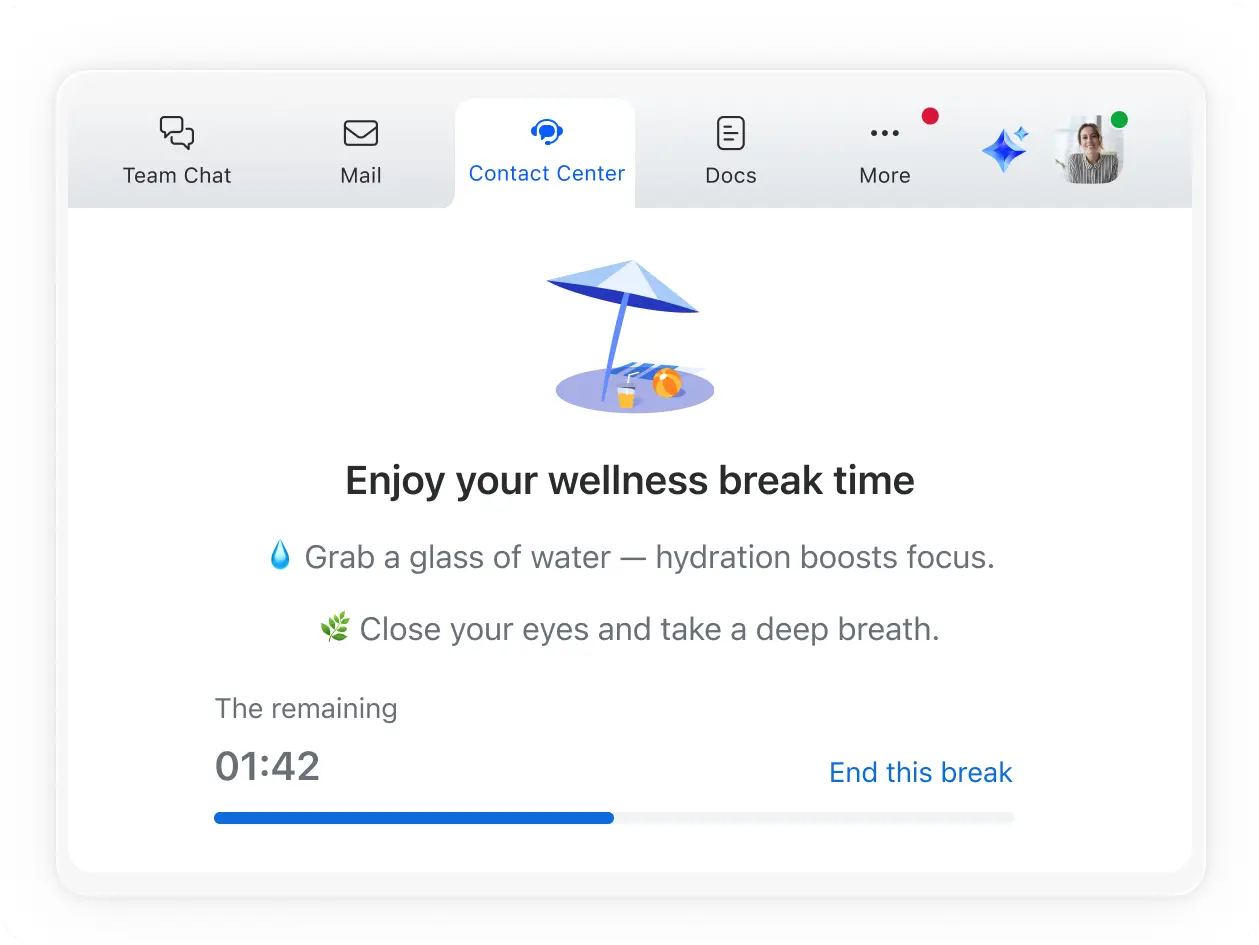 Proactively prevent agent burnout