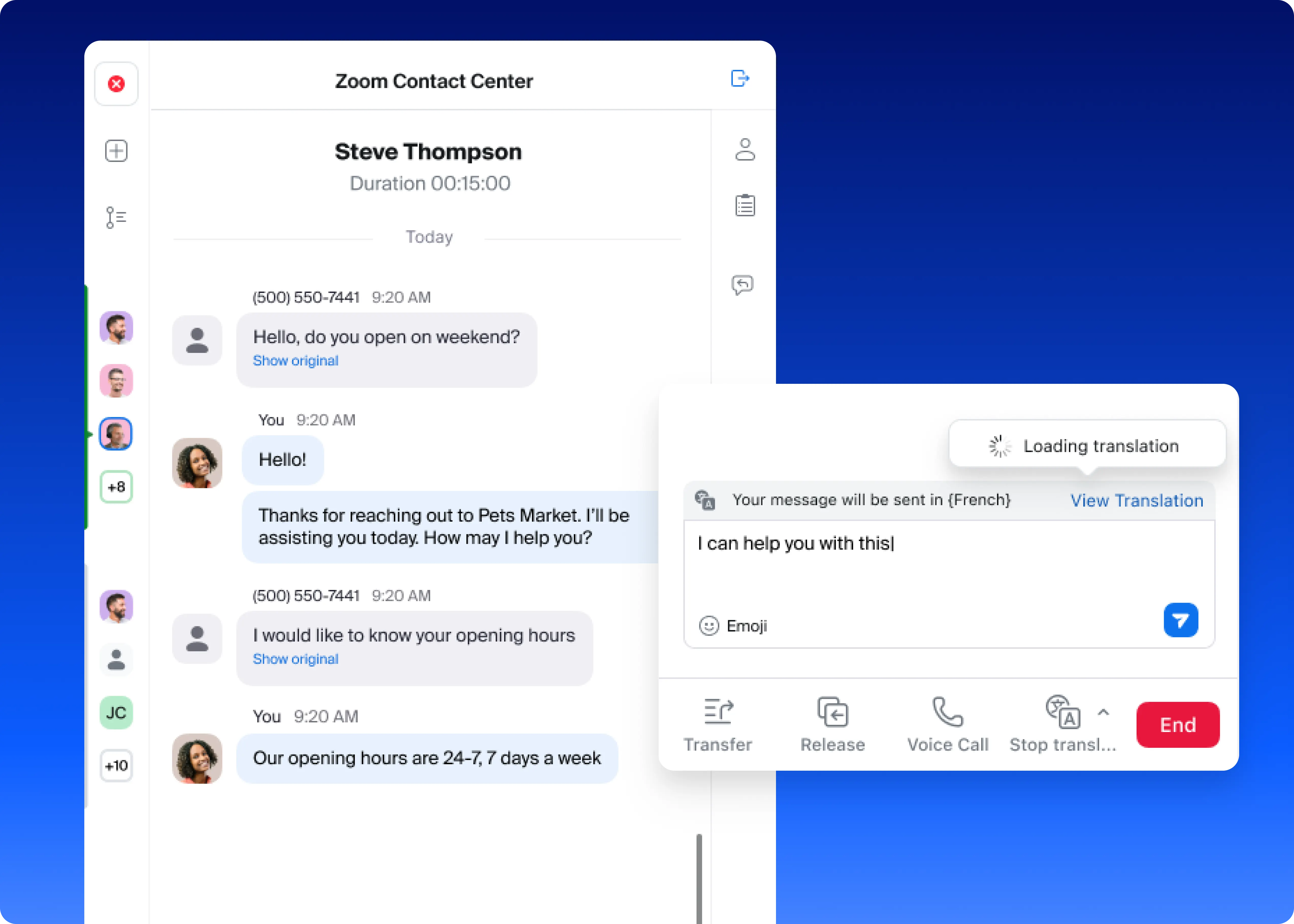 Real-Time Translation for CTI