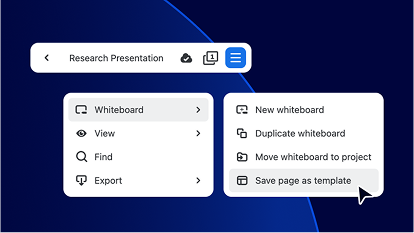 Access organizational templates