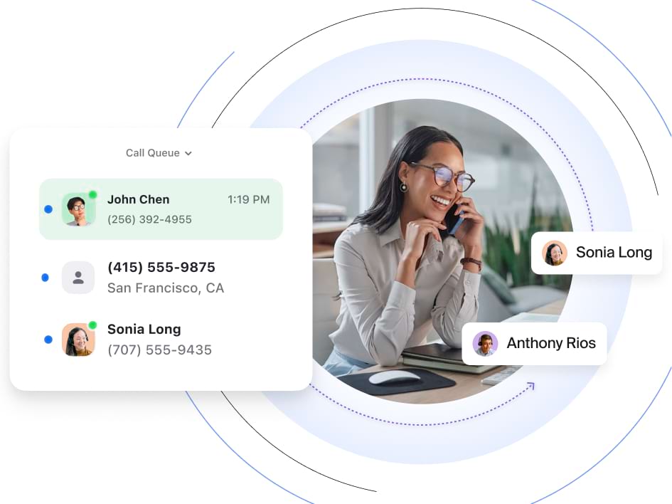 Route calls to the right team member