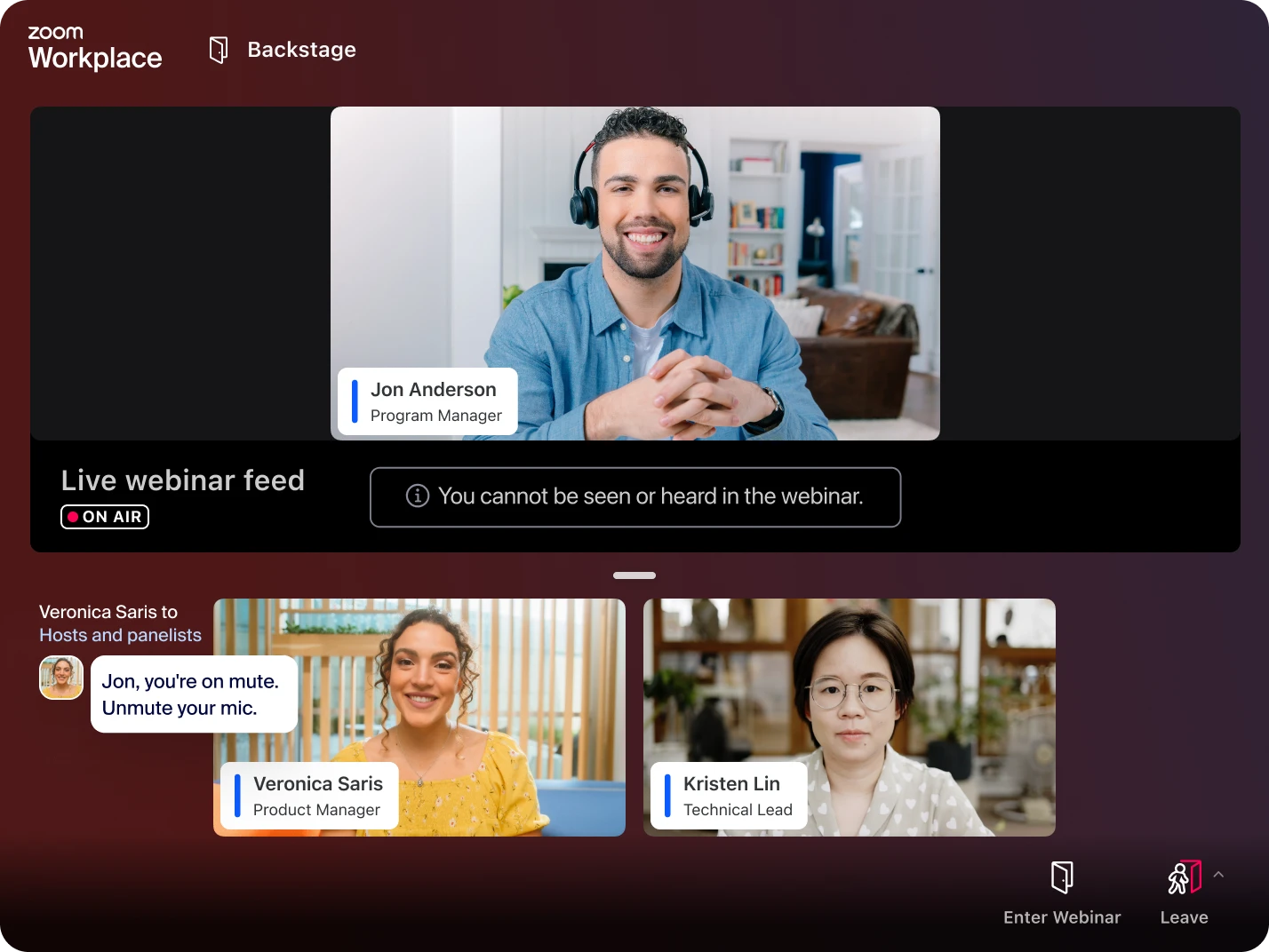 Run the show like a pro behind the scenes