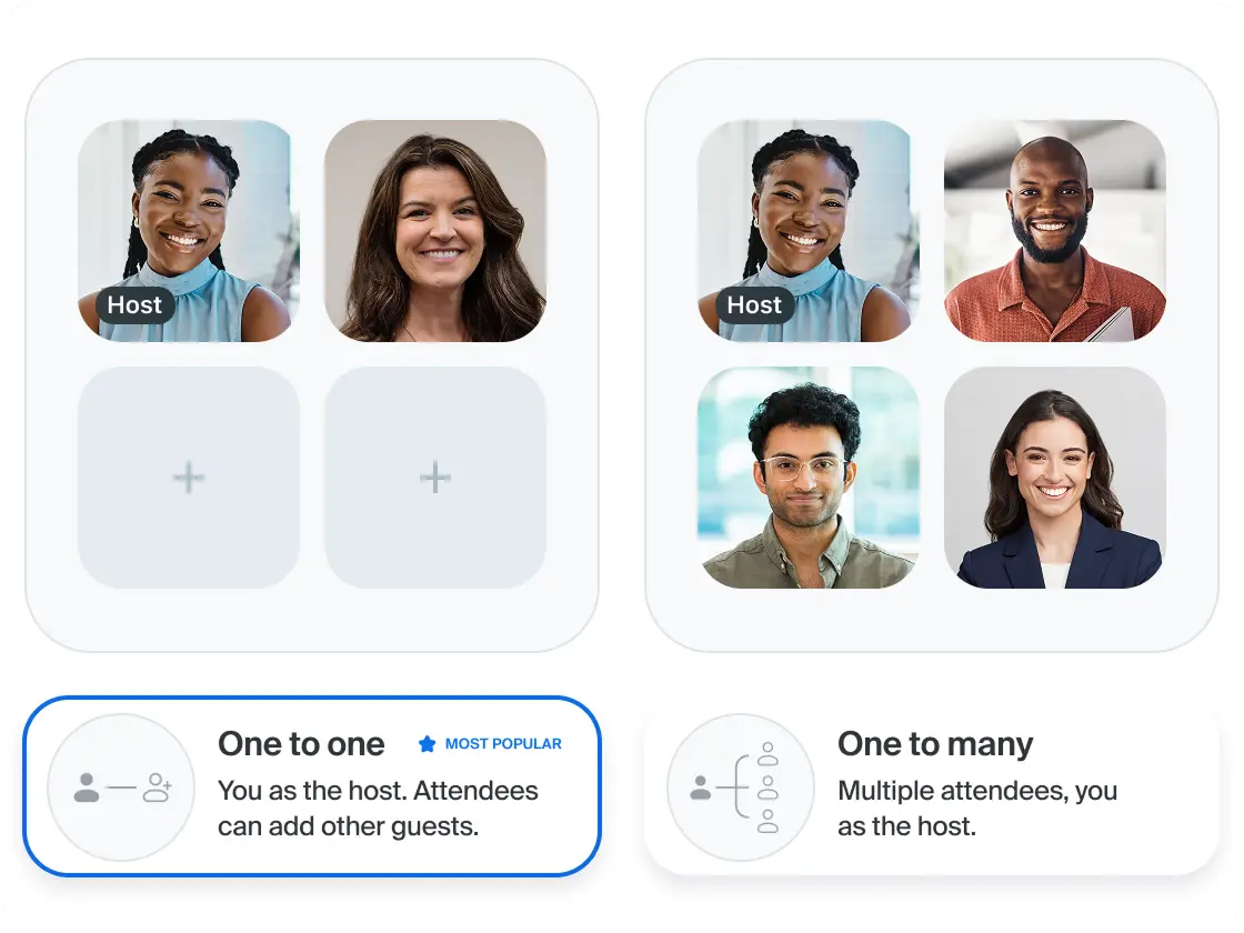 Schedule one-on-one and group meetings