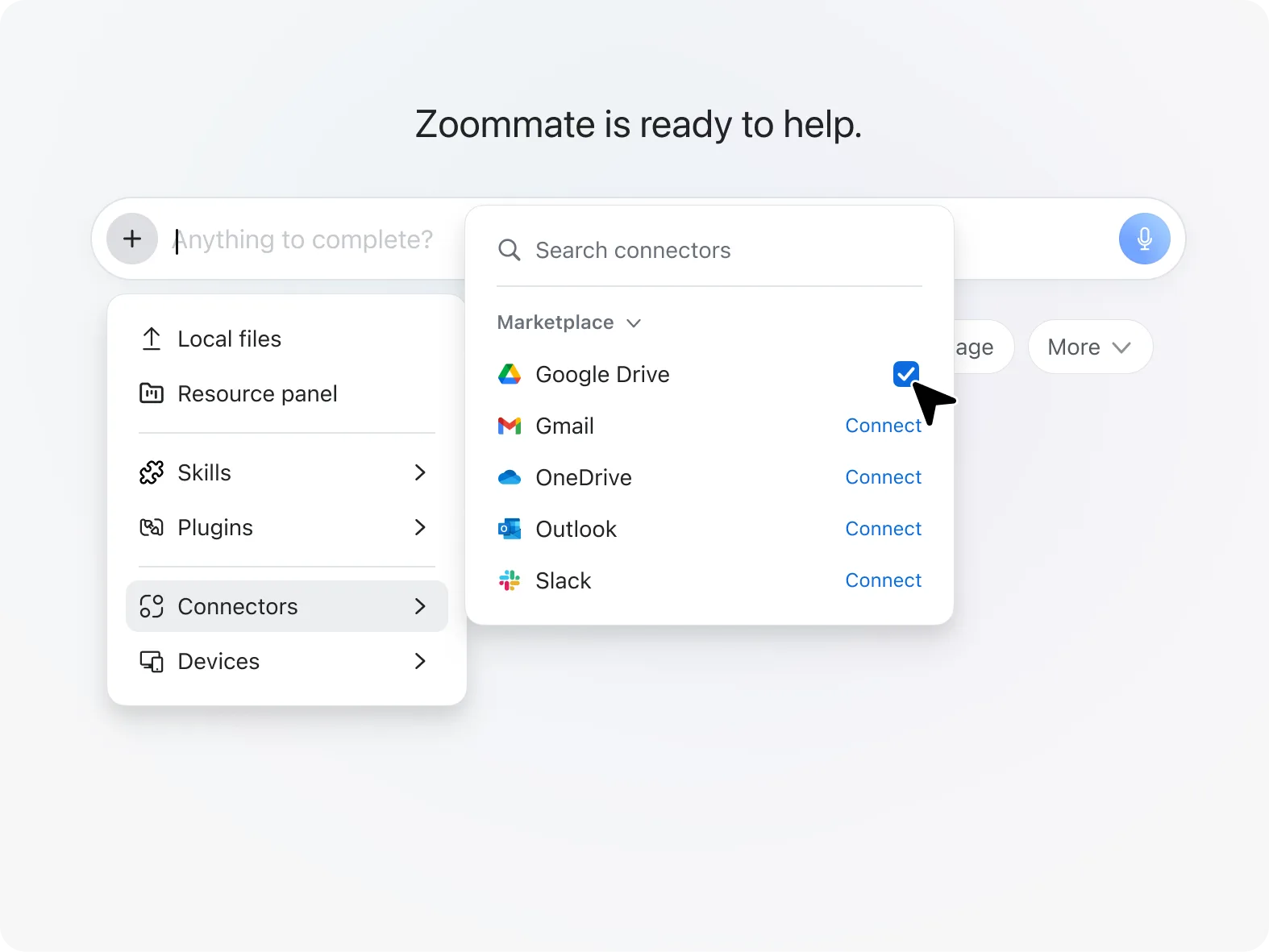 Search your other tools