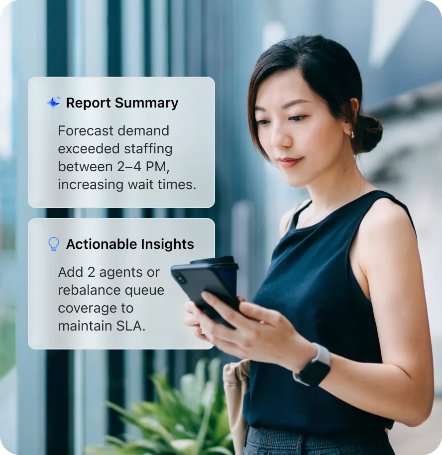 See how staffing and schedules impact experience