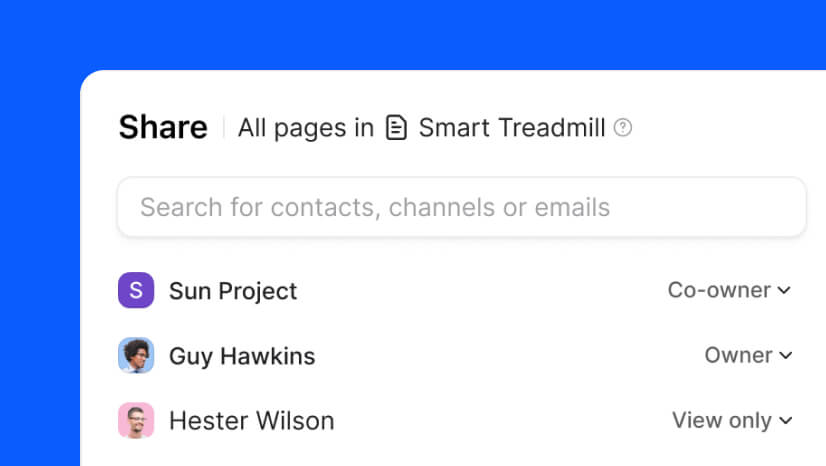 Share information securely
