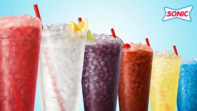 Image of drinks from Sonic