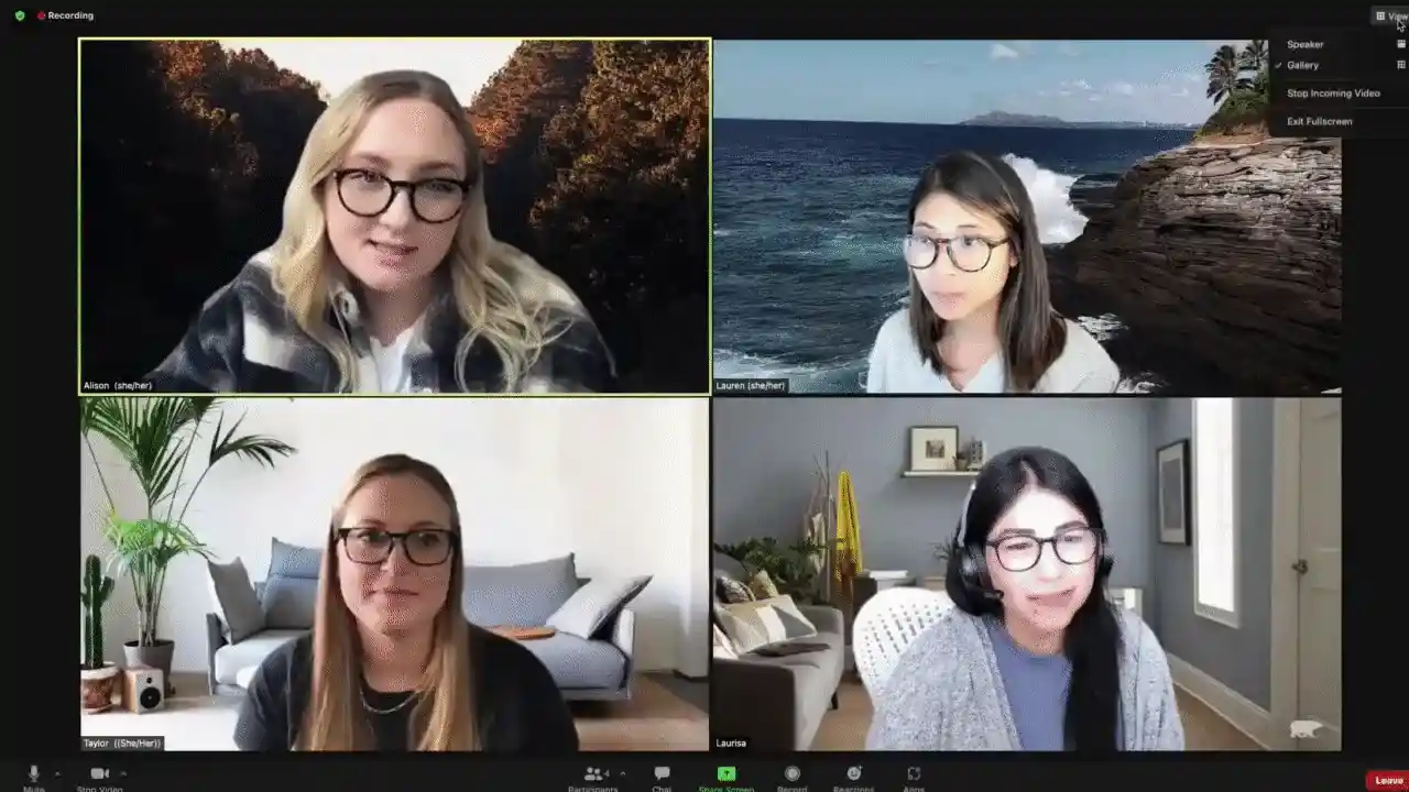 Interrupção de vídeo recebido