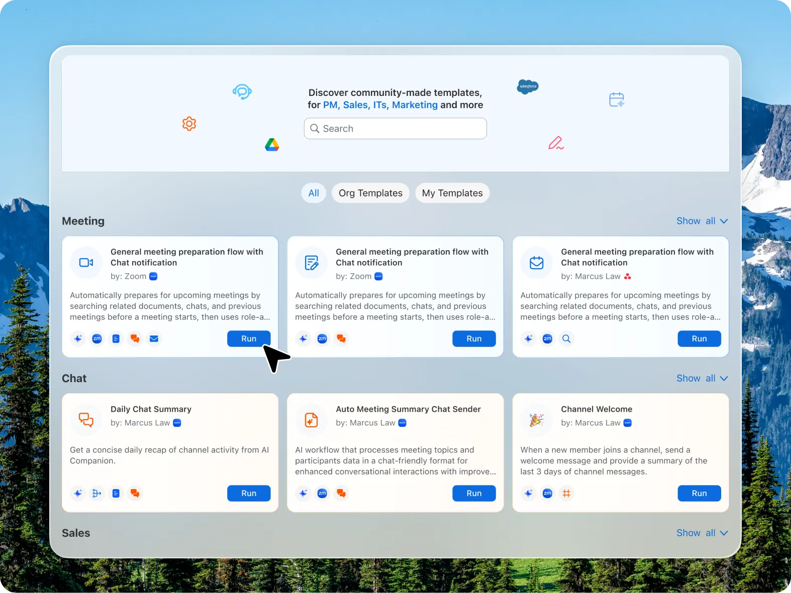 Streamline your day with workflow templates
