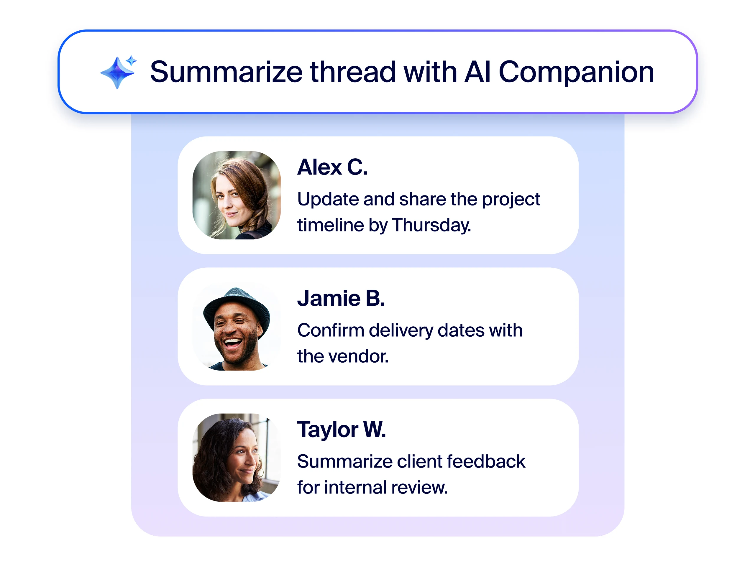 Catch up on long chat threads