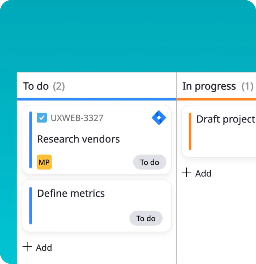 Kanban board template