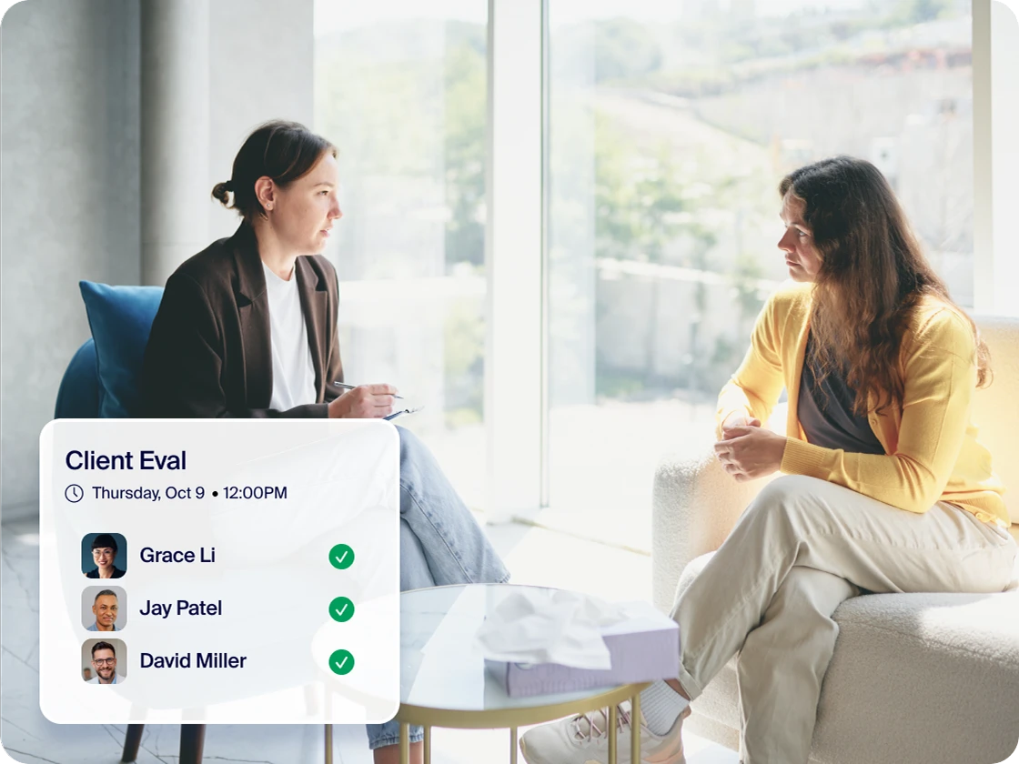 Coordinate across therapists and sites