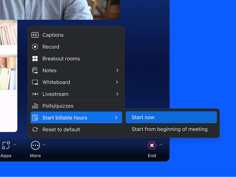 Track client hours