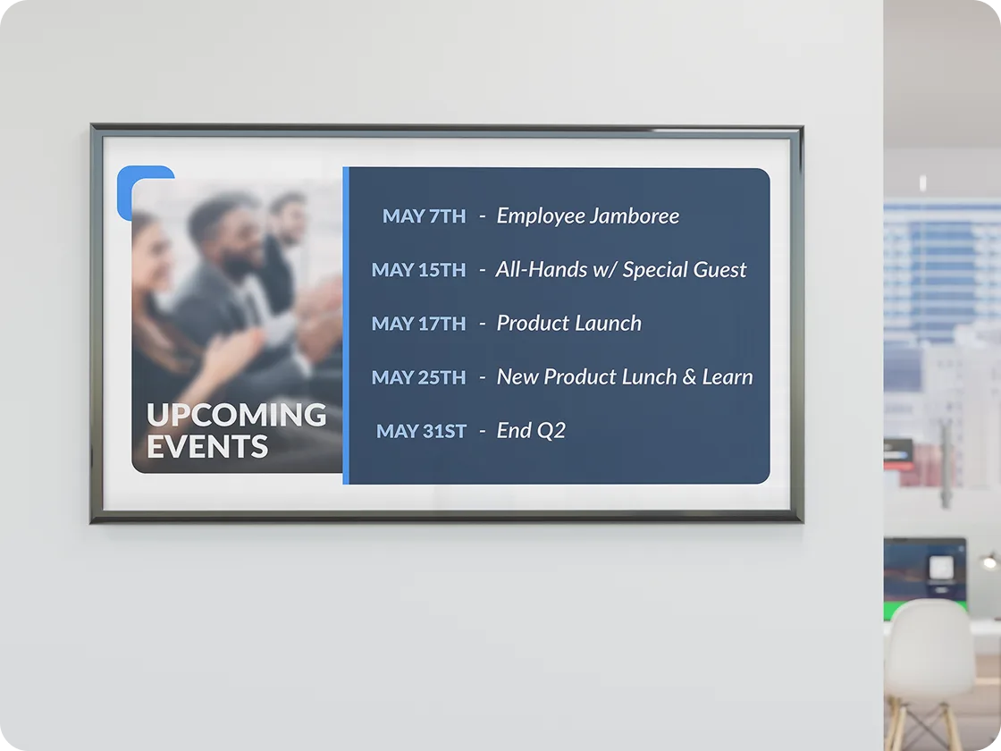 Turn screens into dynamic displays