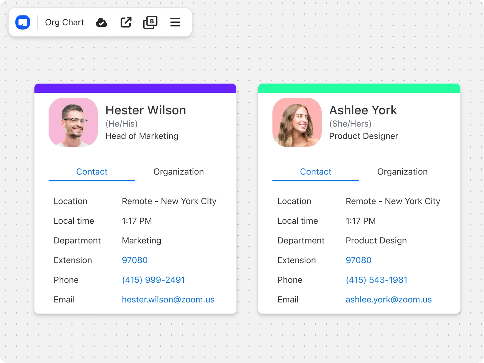 Visualize team roles and org structures automatically