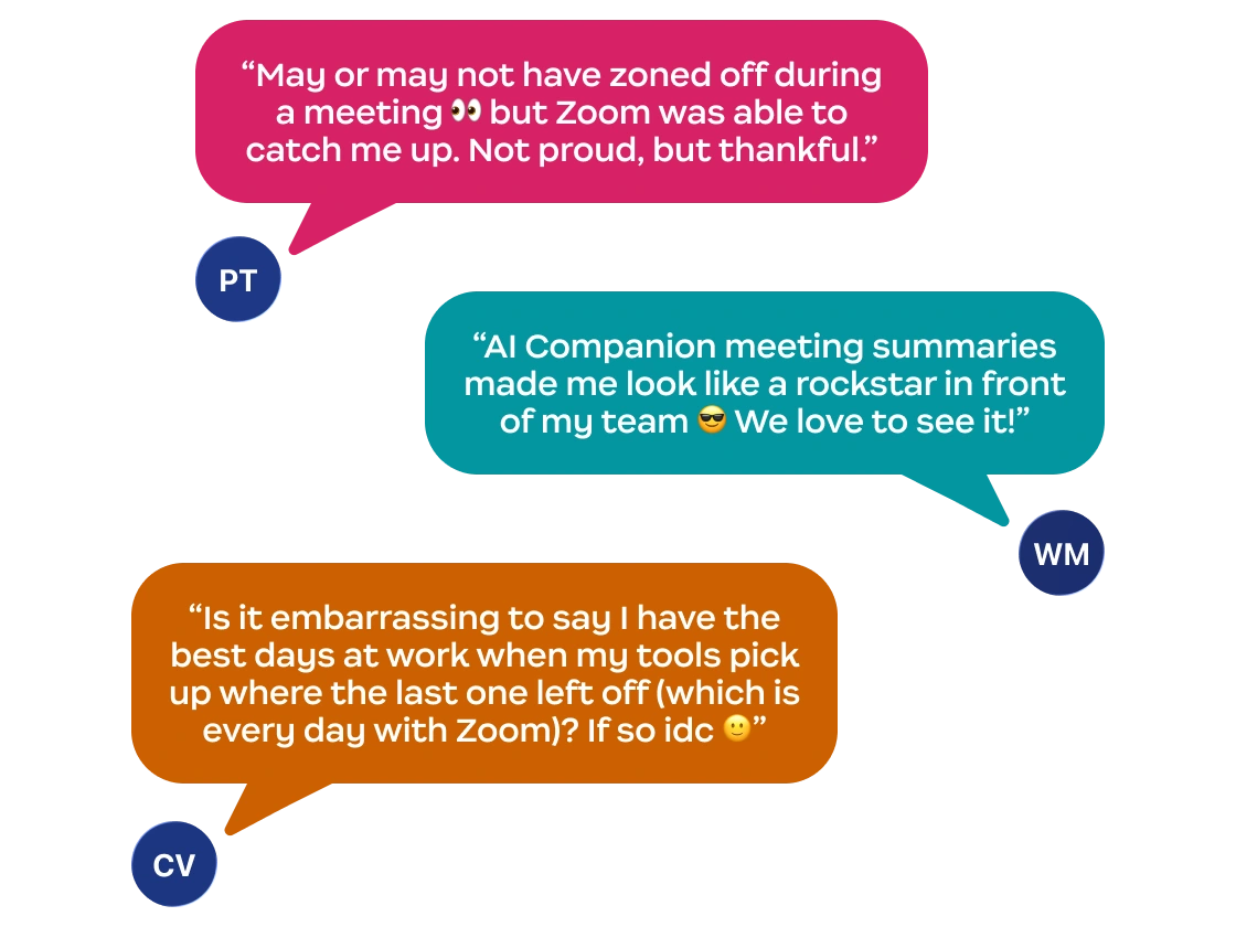 Work moves fast. Zoom helps you stay ahead of it.