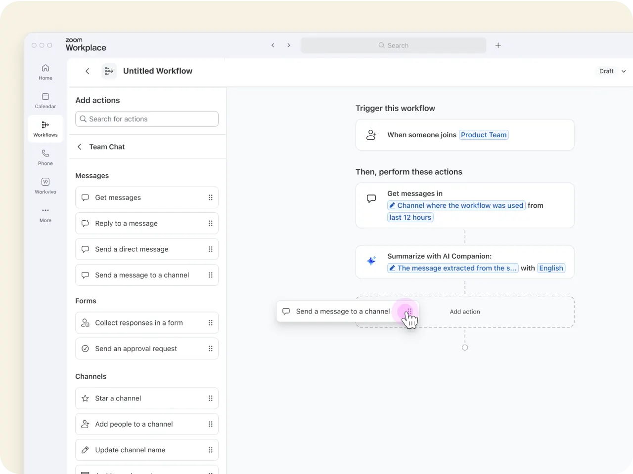 Build powerful workflows across your organization
