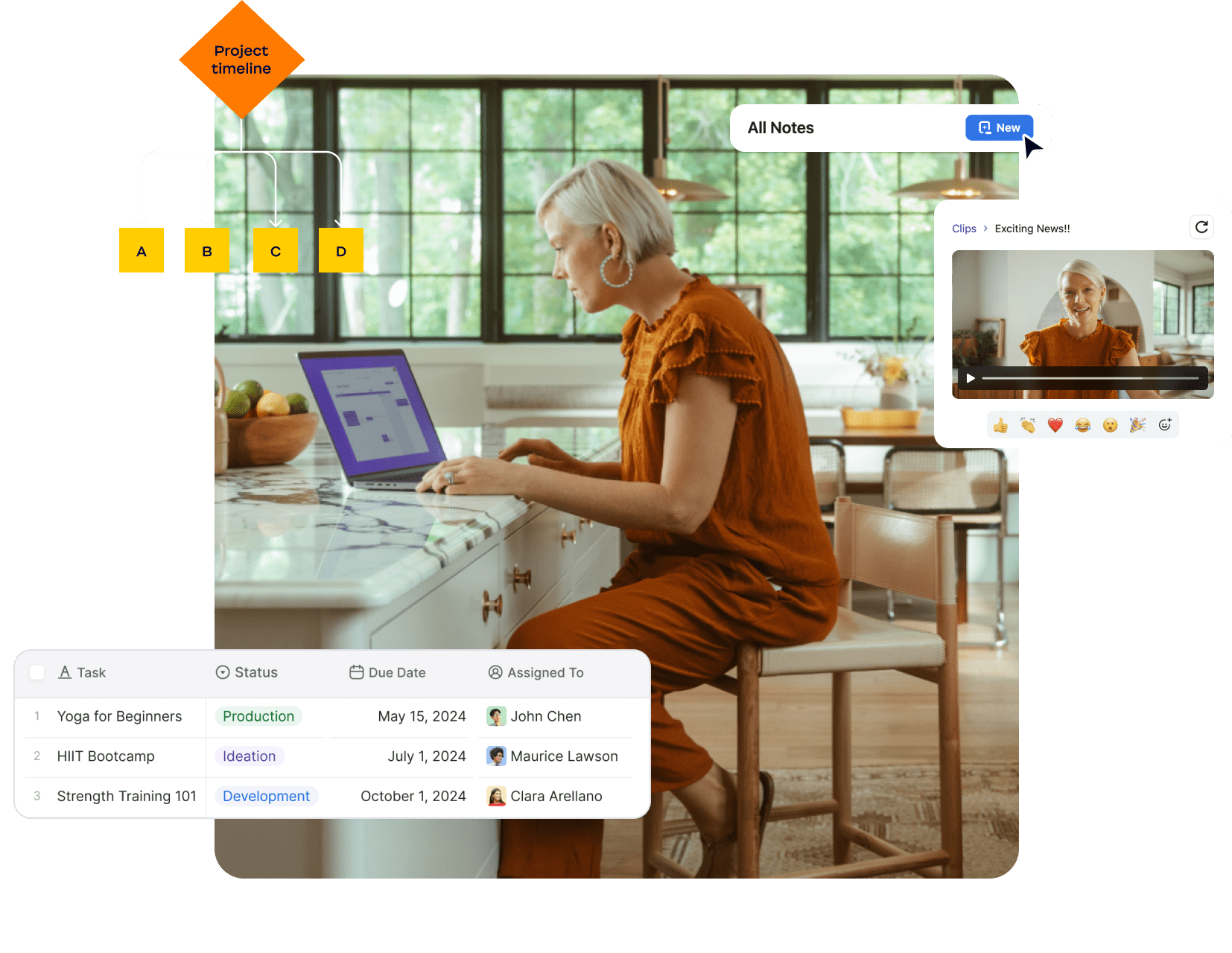 Tenez votre équipe au courant des dernières informations
