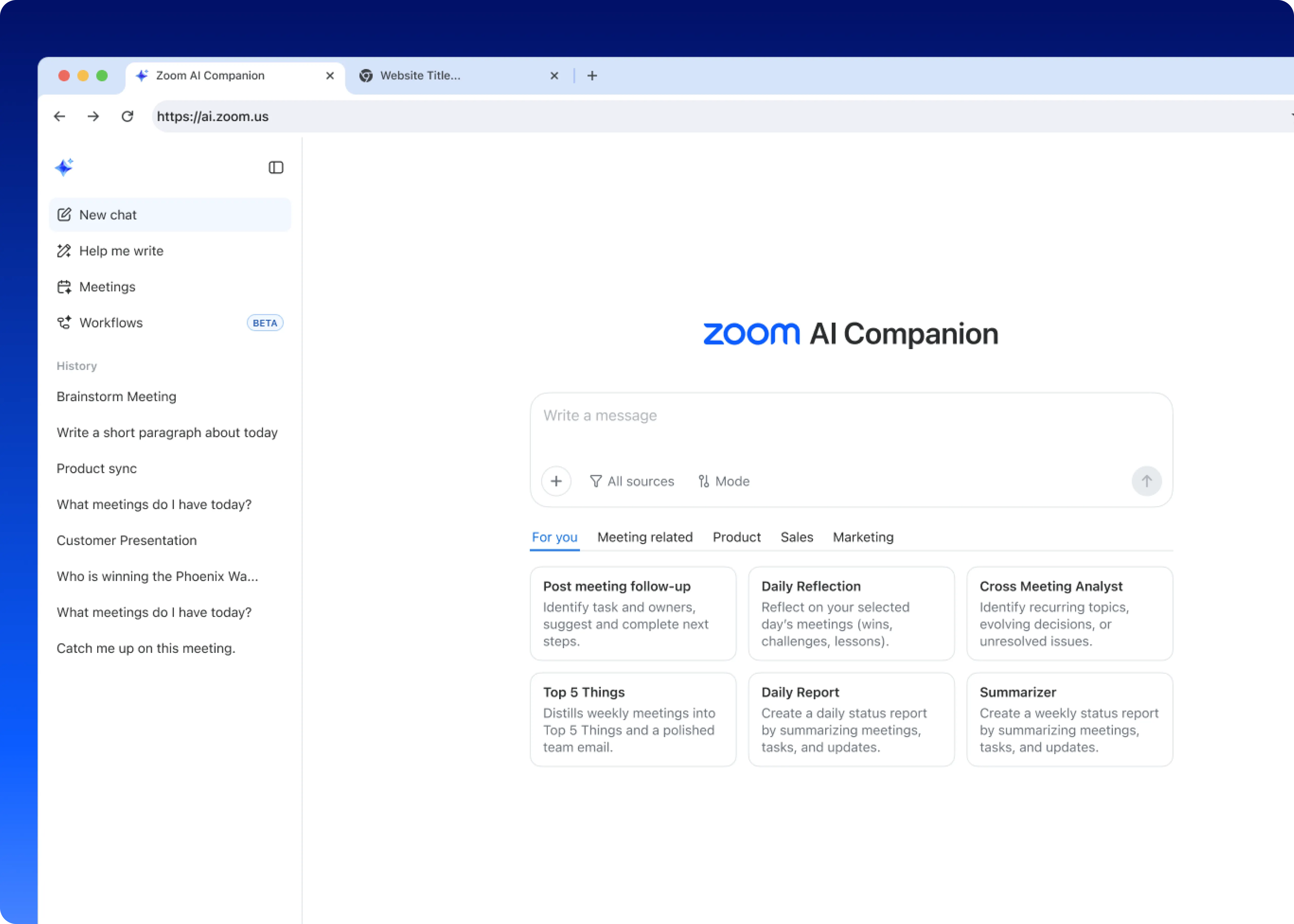 Conversational Work Surface