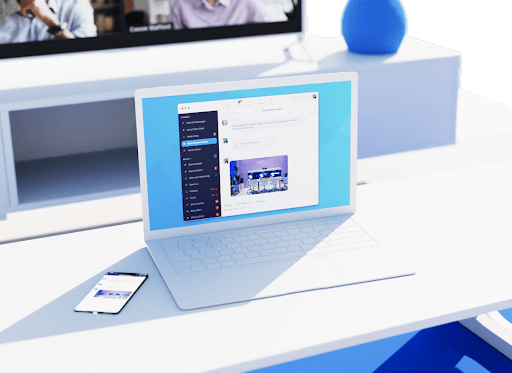 Máy tính xách tay hiển thị Zoom