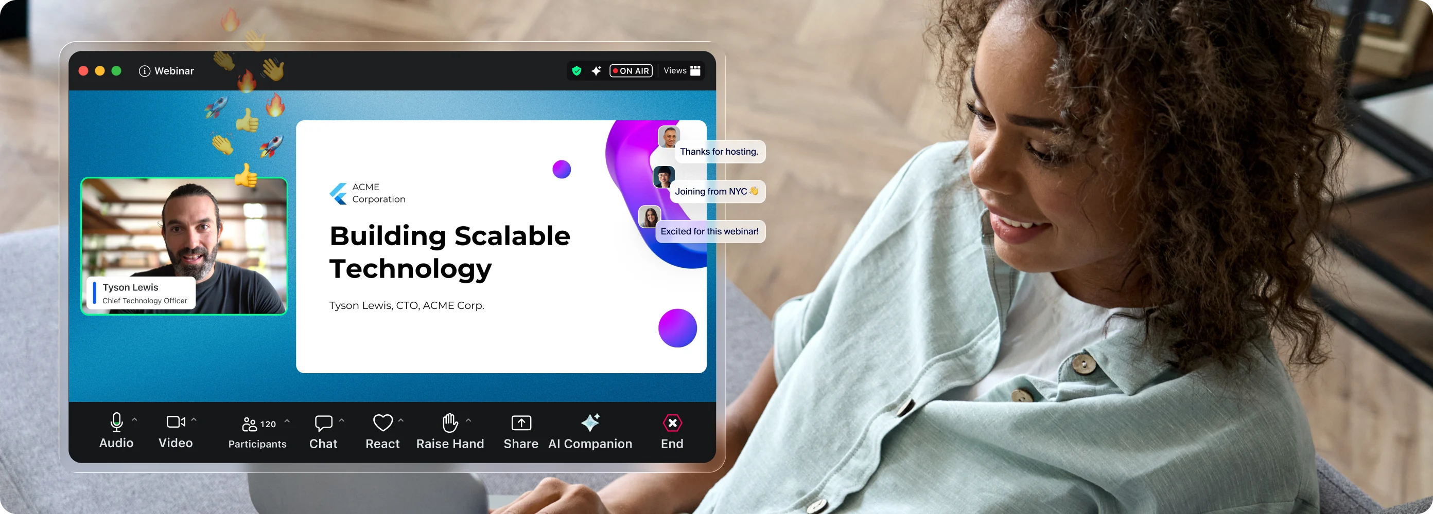 Zoom for virtual events