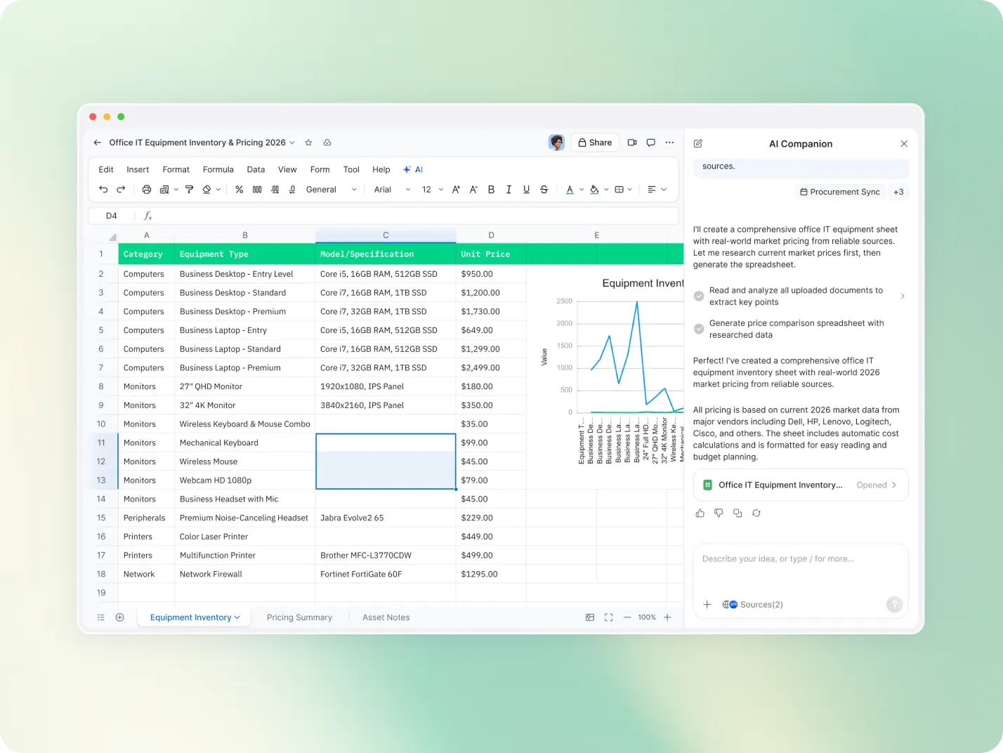 Love talking data? Zoom Sheets turns talk into action.