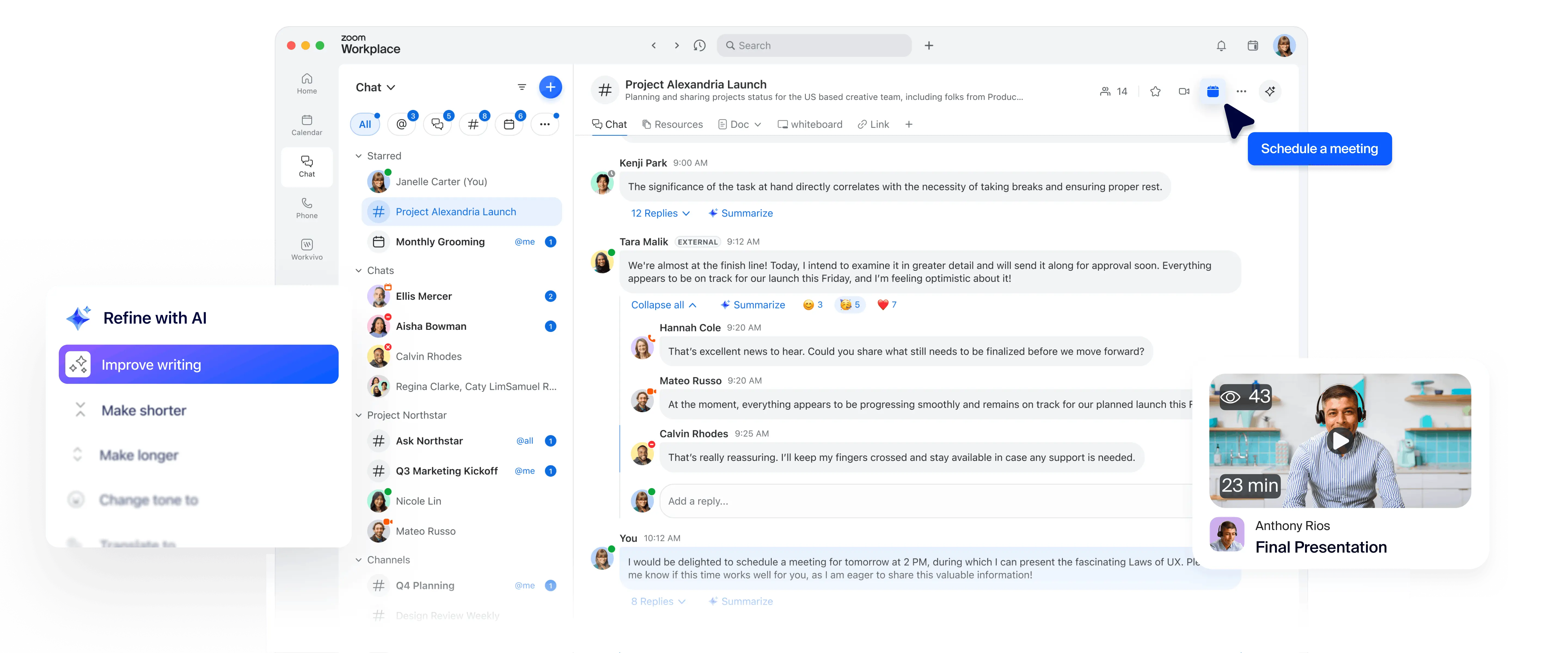 Zoom Chat vs Microsoft Teams