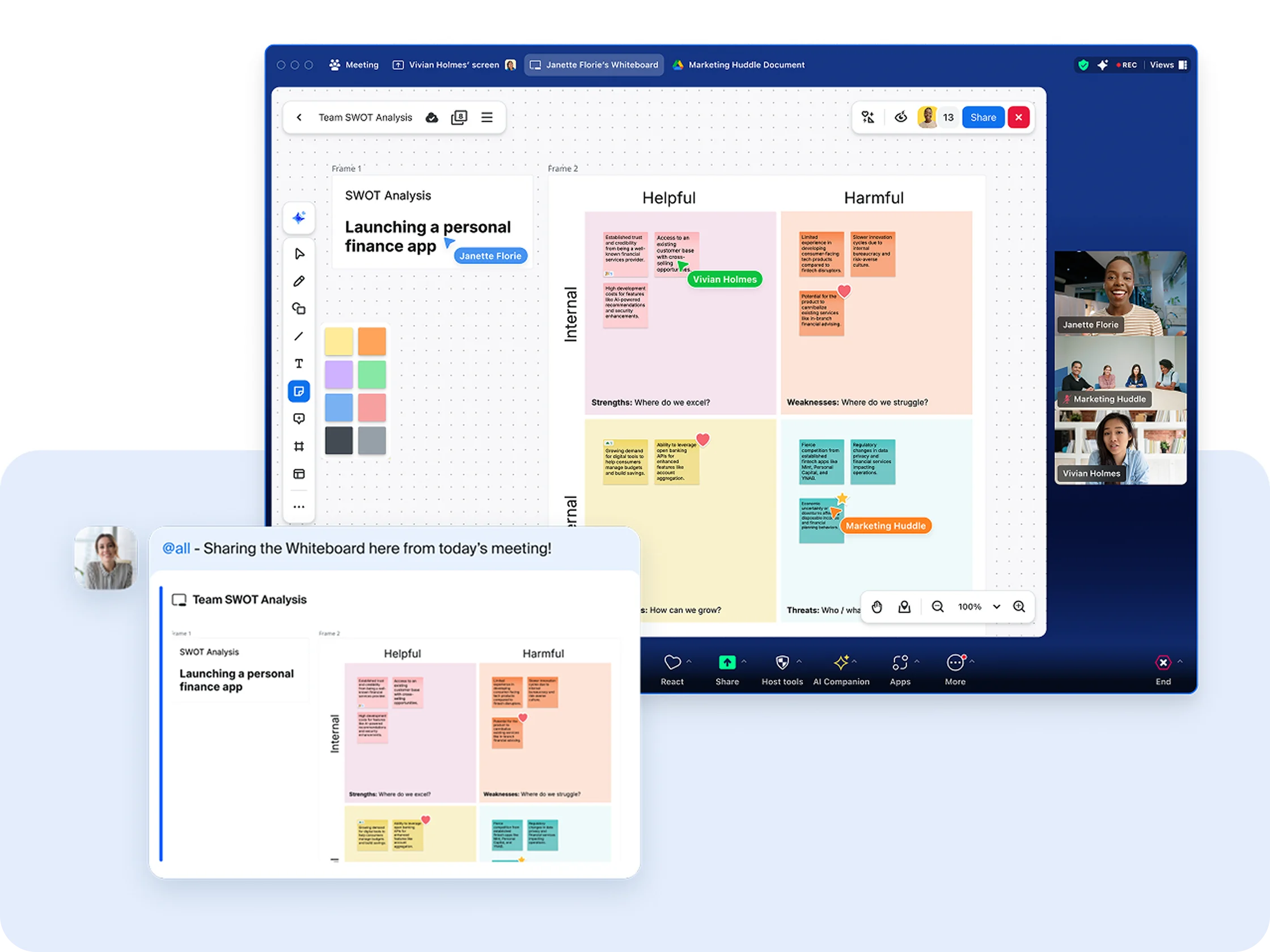 Choose a collaboration-friendly solution over a basic canvas for online workshops