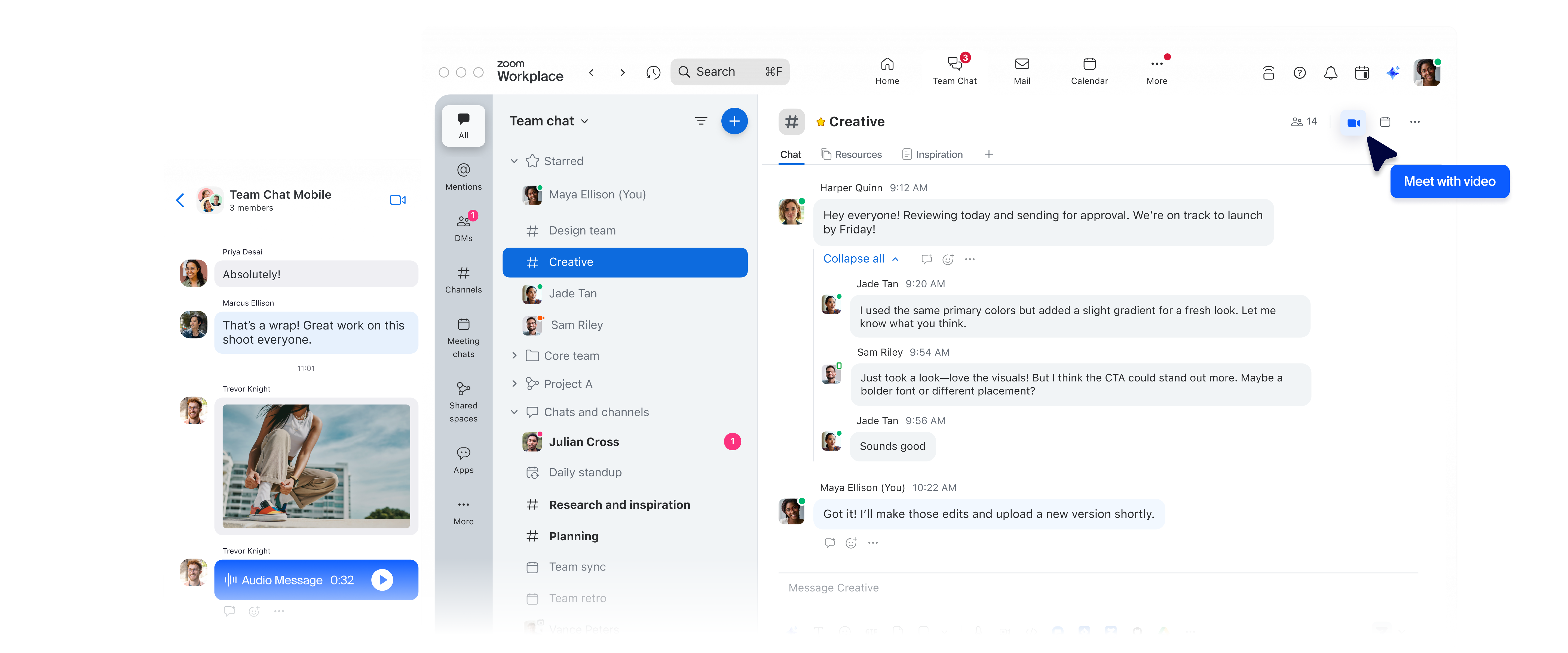 What makes Team Chat stand out