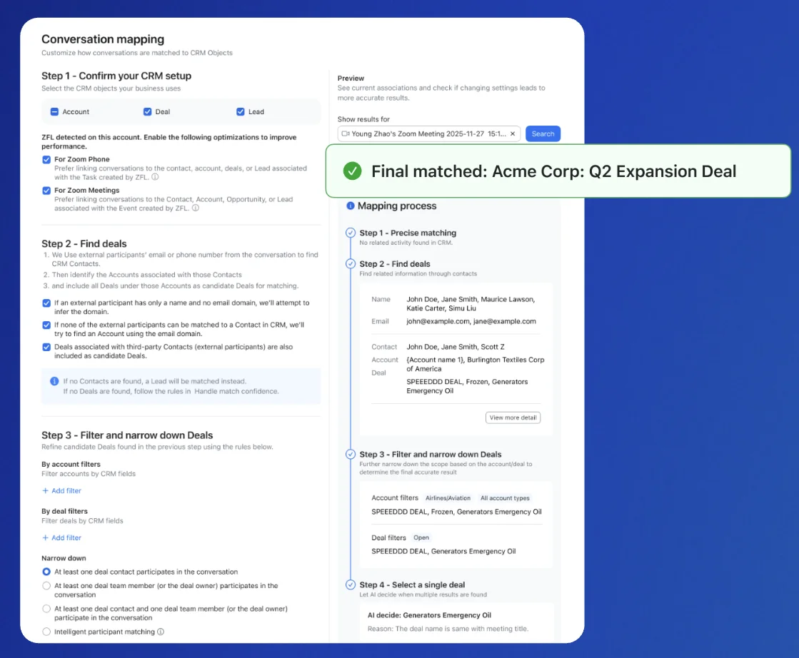 Salesforce Integration Enhancements